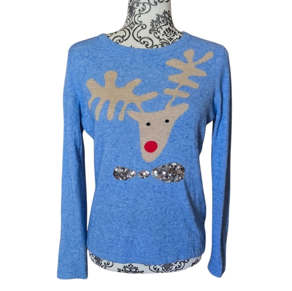 Antoni & Alison Reindeer Christmas Sweater size large - Picture 1 of 12